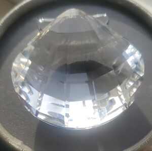 Swarovski Crystal Clear Faceted Ornament